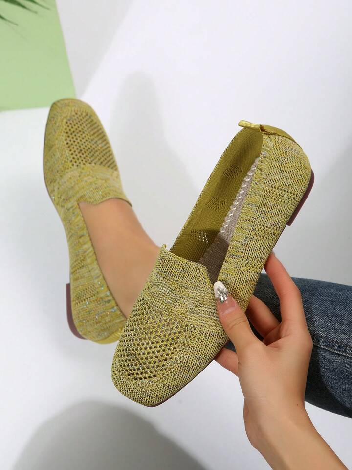 🔥Last Day 49% OFF -Women Breathable Square Toe Loafers, Fashion Outdoor Flats