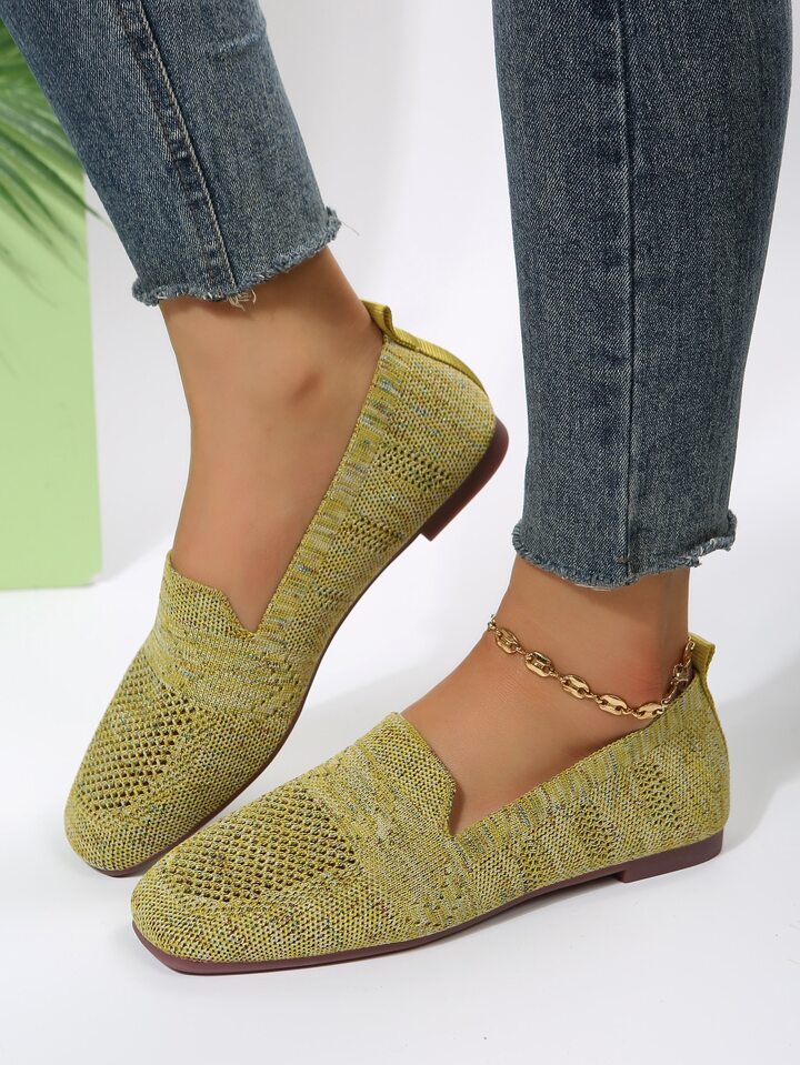 🔥Last Day 49% OFF -Women Breathable Square Toe Loafers, Fashion Outdoor Flats