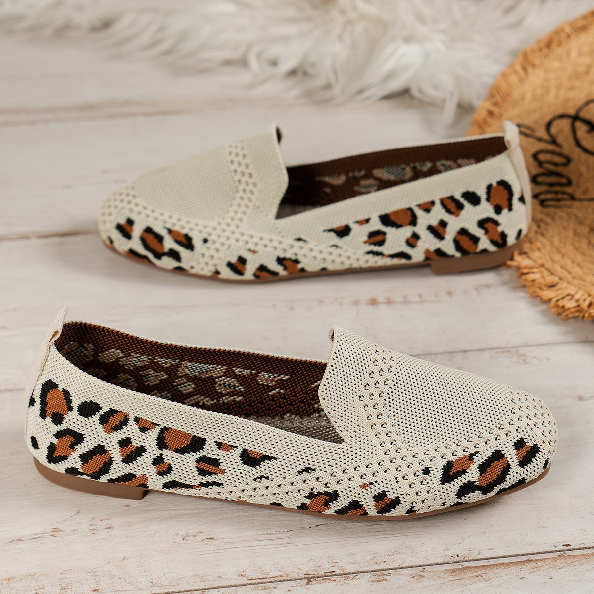 🔥Last Day 49% OFF -Women Breathable Square Toe Loafers, Fashion Outdoor Flats
